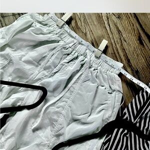 SHEIN Light Gray Track Pants